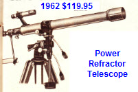 454 Power Refractor Telescope 